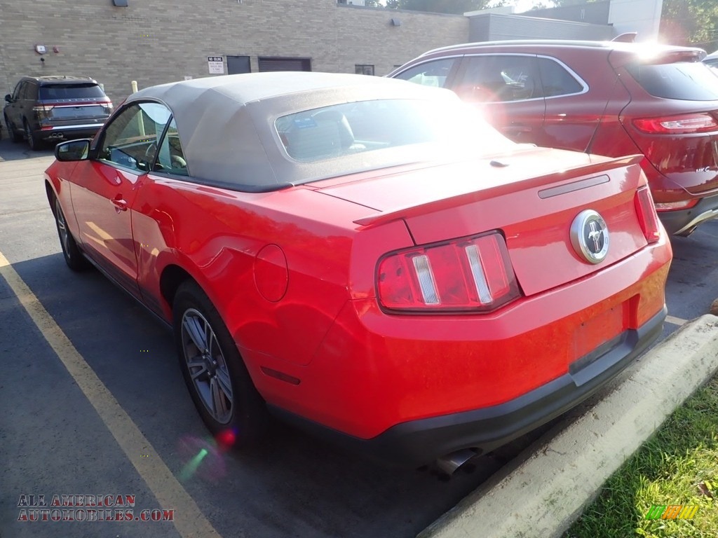2011 Mustang V6 Premium Convertible - Race Red / Stone photo #2
