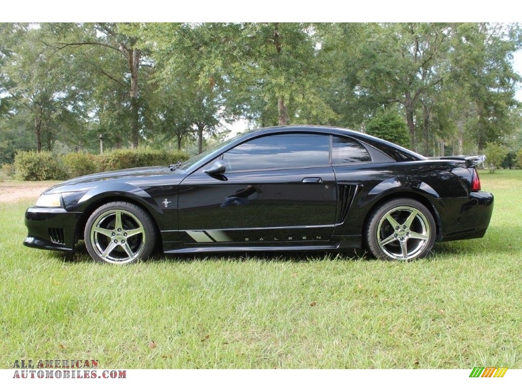 2000 Mustang Saleen S281 Coupe - Black / Dark Charcoal photo #1