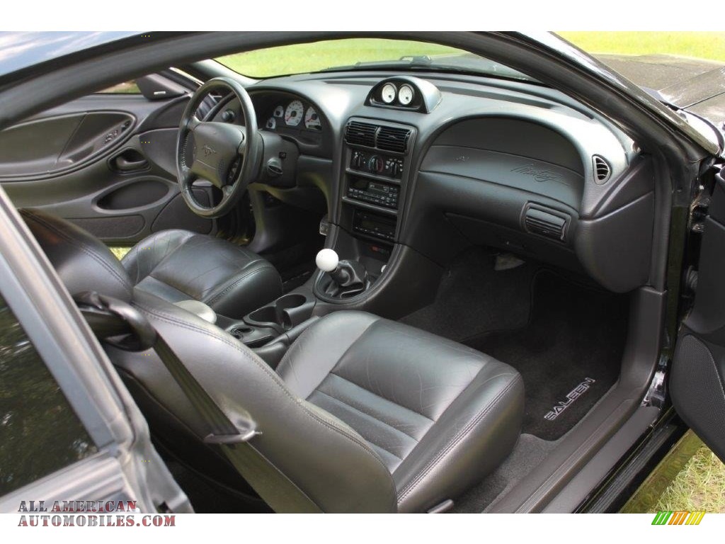 2000 Mustang Saleen S281 Coupe - Black / Dark Charcoal photo #4