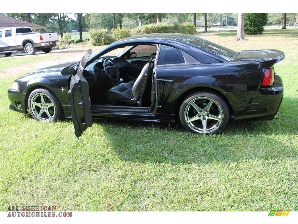 2000 Mustang Saleen S281 Coupe - Black / Dark Charcoal photo #11