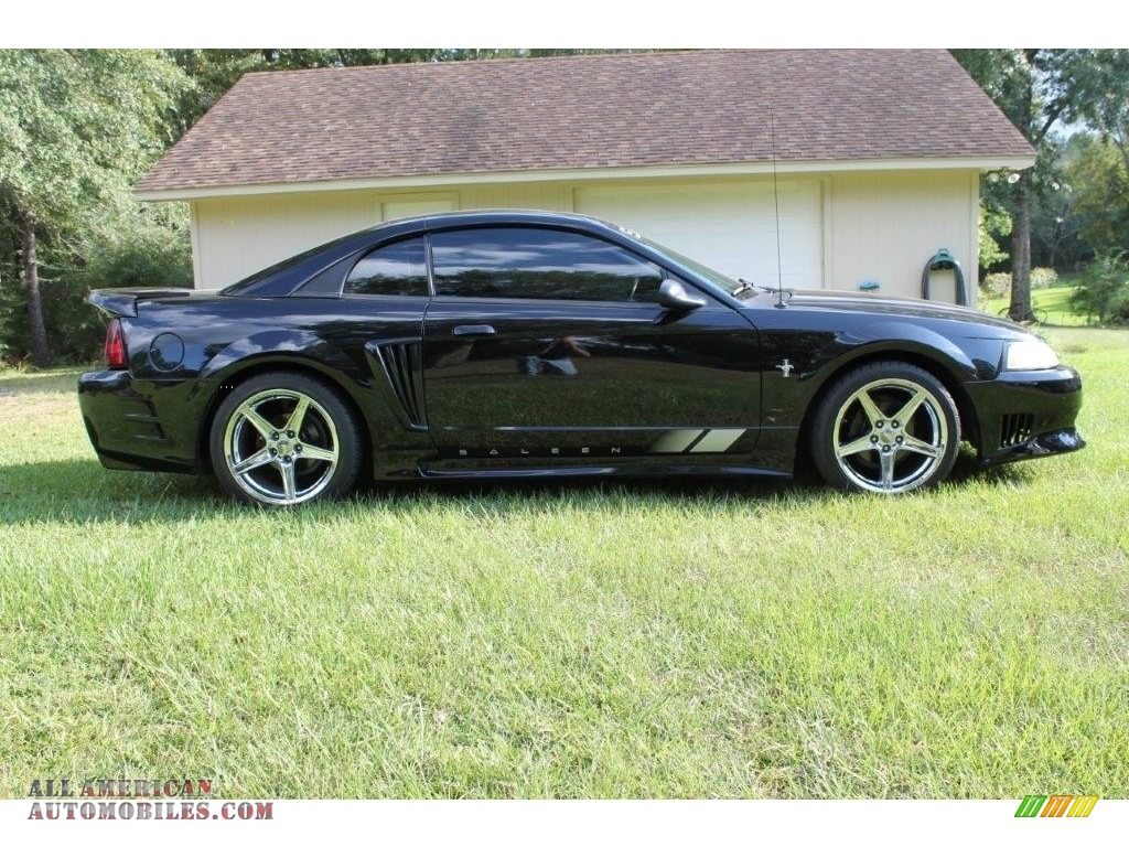 2000 Mustang Saleen S281 Coupe - Black / Dark Charcoal photo #13