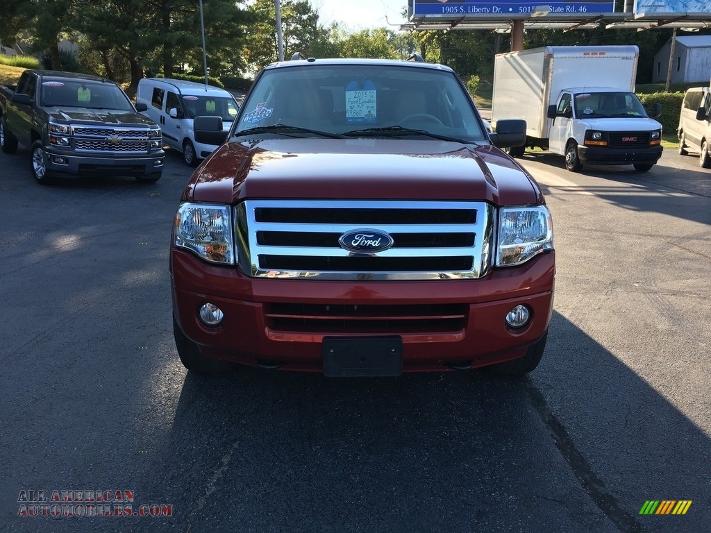 2013 Expedition XLT 4x4 - Ruby Red / Stone photo #3