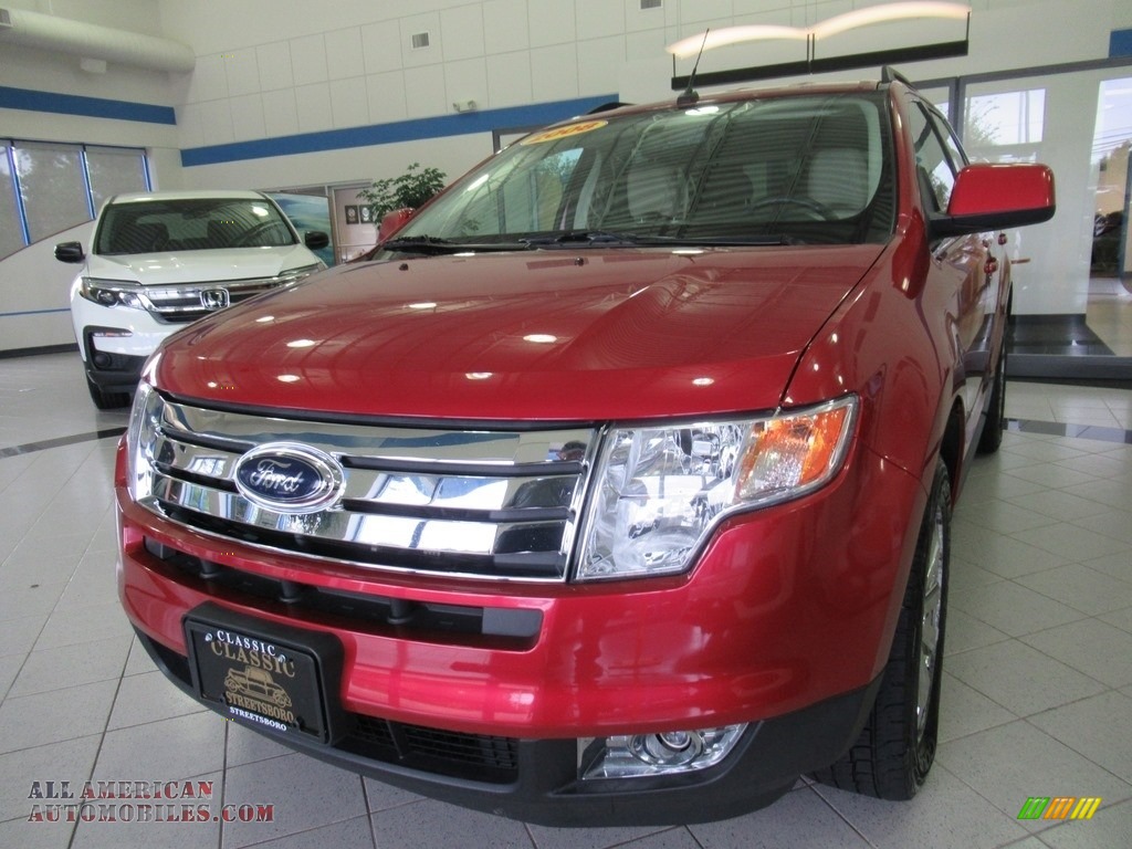 Redfire Metallic / Charcoal Ford Edge Limited AWD