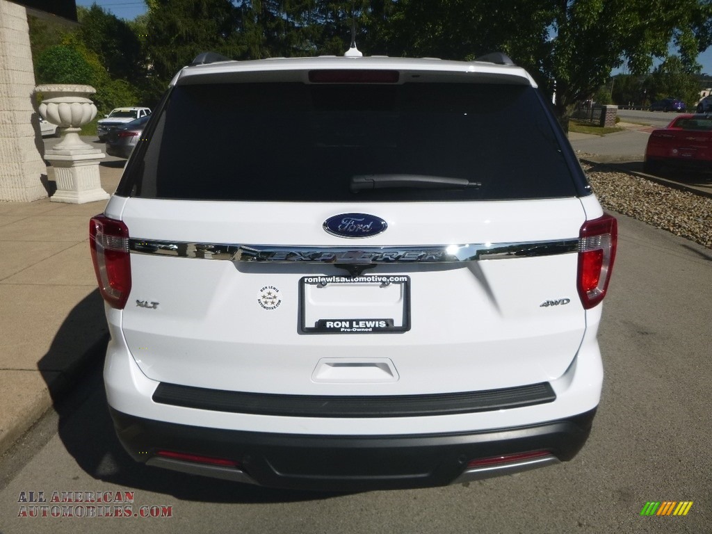 2019 Explorer XLT 4WD - White Platinum / Medium Black photo #8