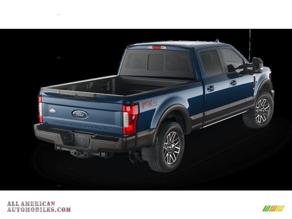 2019 F250 Super Duty King Ranch Crew Cab 4x4 - Blue Jeans / King Ranch Java photo #3