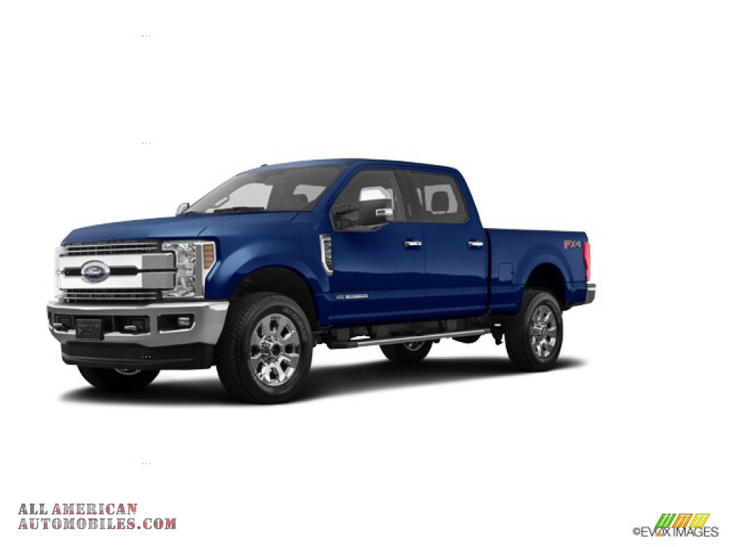 2019 F250 Super Duty King Ranch Crew Cab 4x4 - Blue Jeans / King Ranch Java photo #9
