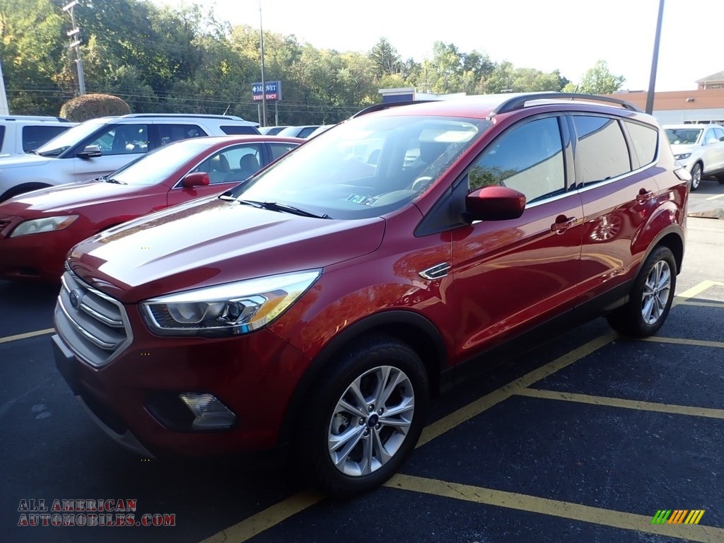Ruby Red / Charcoal Black Ford Escape SEL 4WD