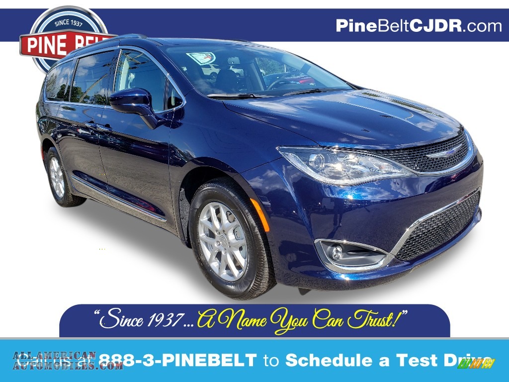 Jazz Blue Pearl / Alloy/Black Chrysler Pacifica Touring L