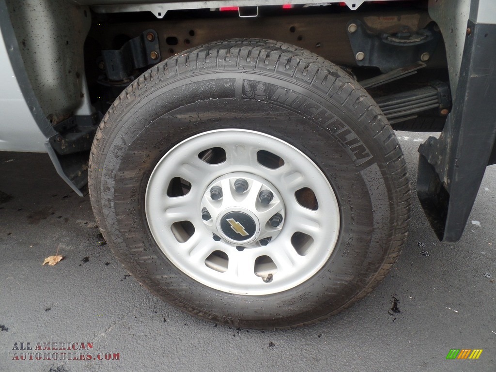 2019 Silverado 3500HD Work Truck Crew Cab 4x4 - Silver Ice Metallic / Dark Ash/Jet Black photo #11