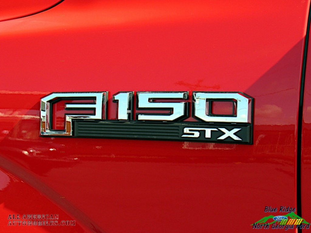 2019 F150 STX SuperCab 4x4 - Race Red / Black photo #33