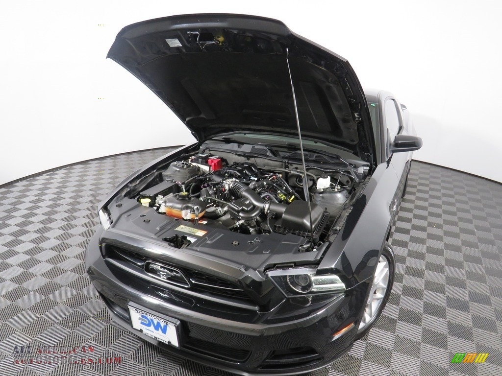 2014 Mustang V6 Premium Coupe - Black / Charcoal Black photo #3