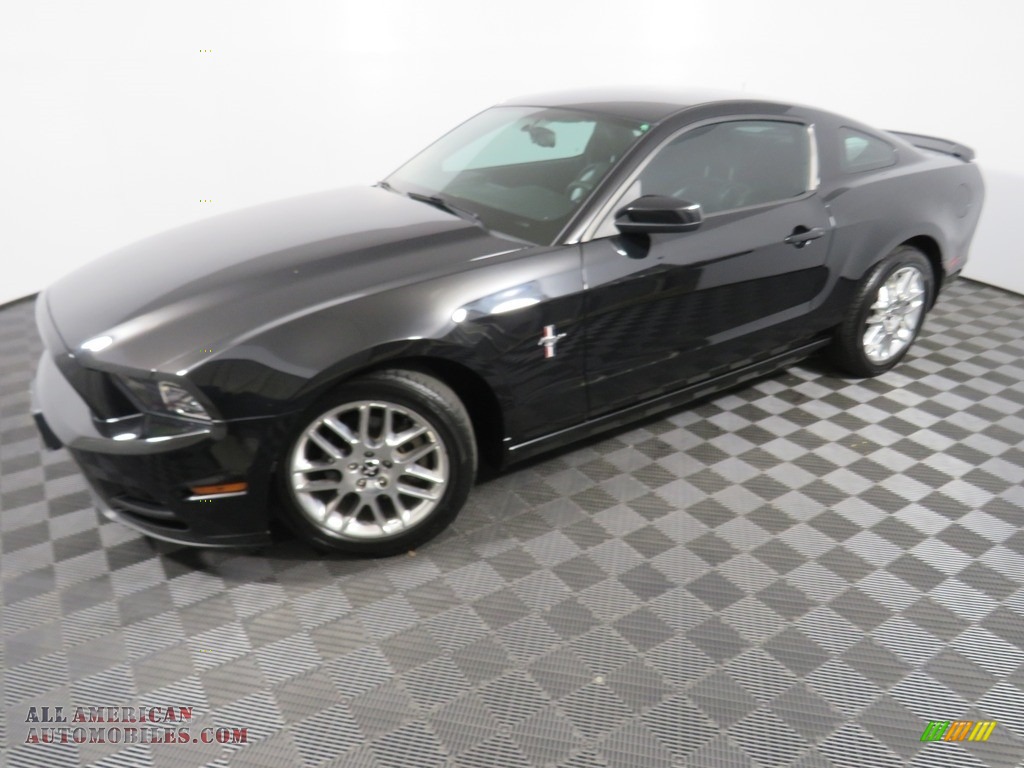2014 Mustang V6 Premium Coupe - Black / Charcoal Black photo #5