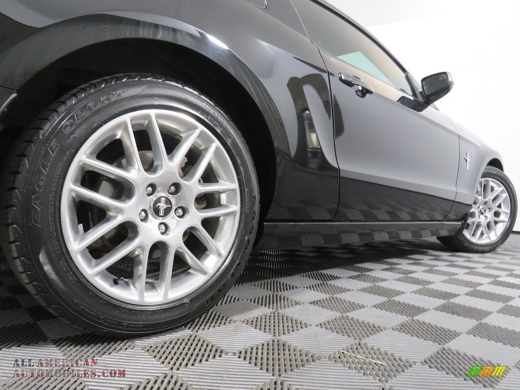 2014 Mustang V6 Premium Coupe - Black / Charcoal Black photo #13