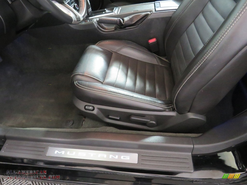 2014 Mustang V6 Premium Coupe - Black / Charcoal Black photo #17