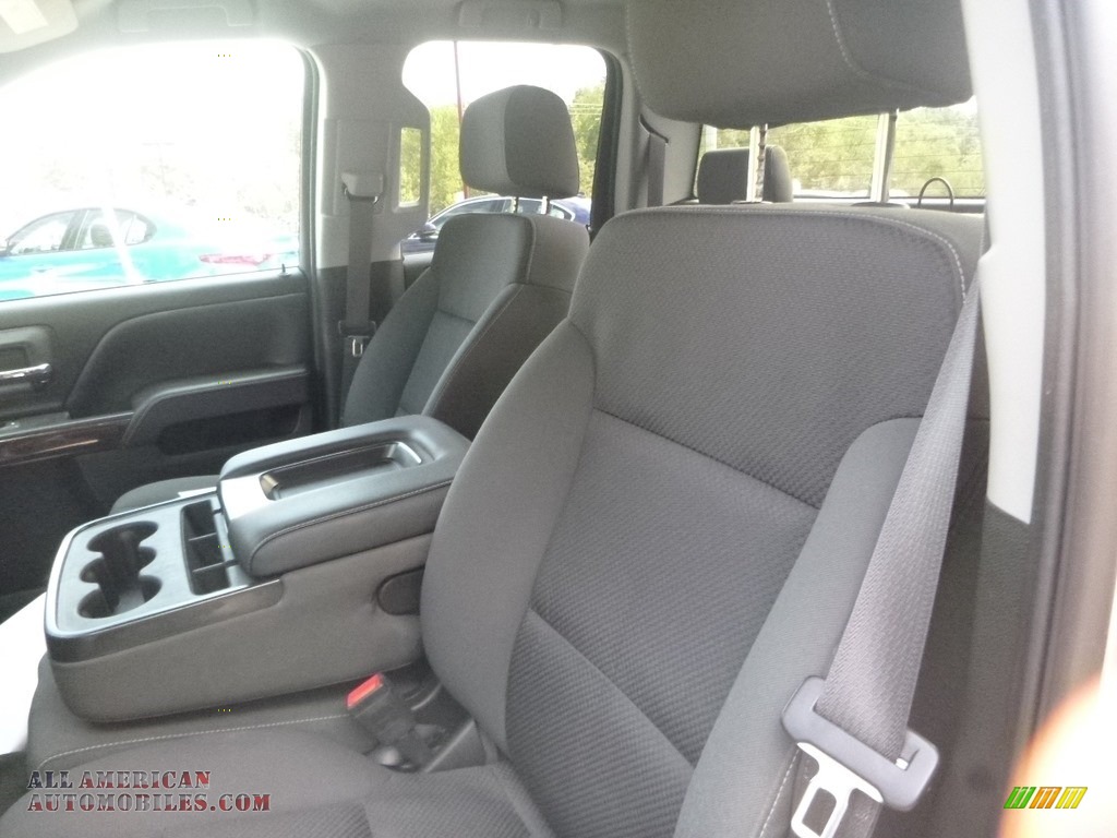 2015 Sierra 1500 SLE Double Cab 4x4 - Quicksilver Metallic / Jet Black photo #14