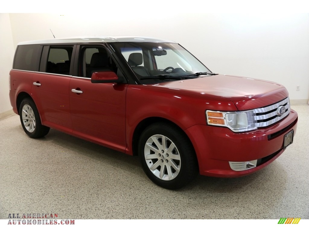 Red Candy Metallic / Charcoal Black Ford Flex SEL AWD
