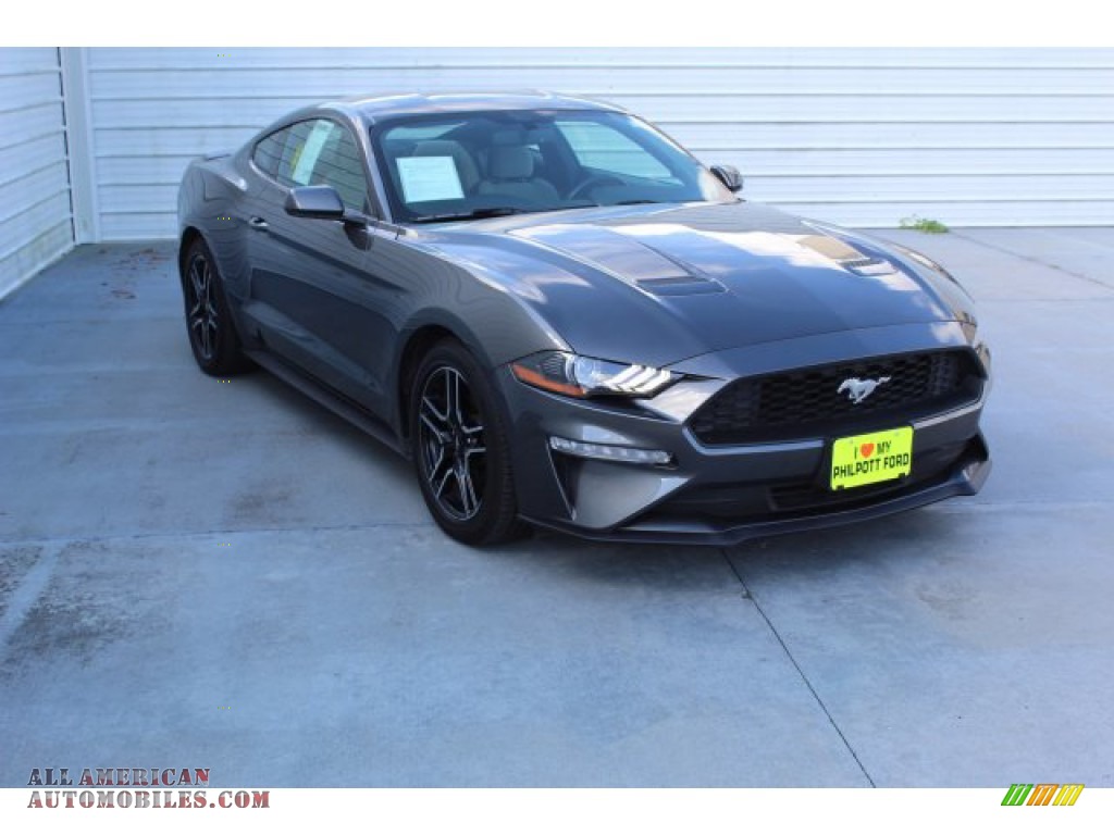 2018 Mustang EcoBoost Fastback - Magnetic / Ceramic photo #2