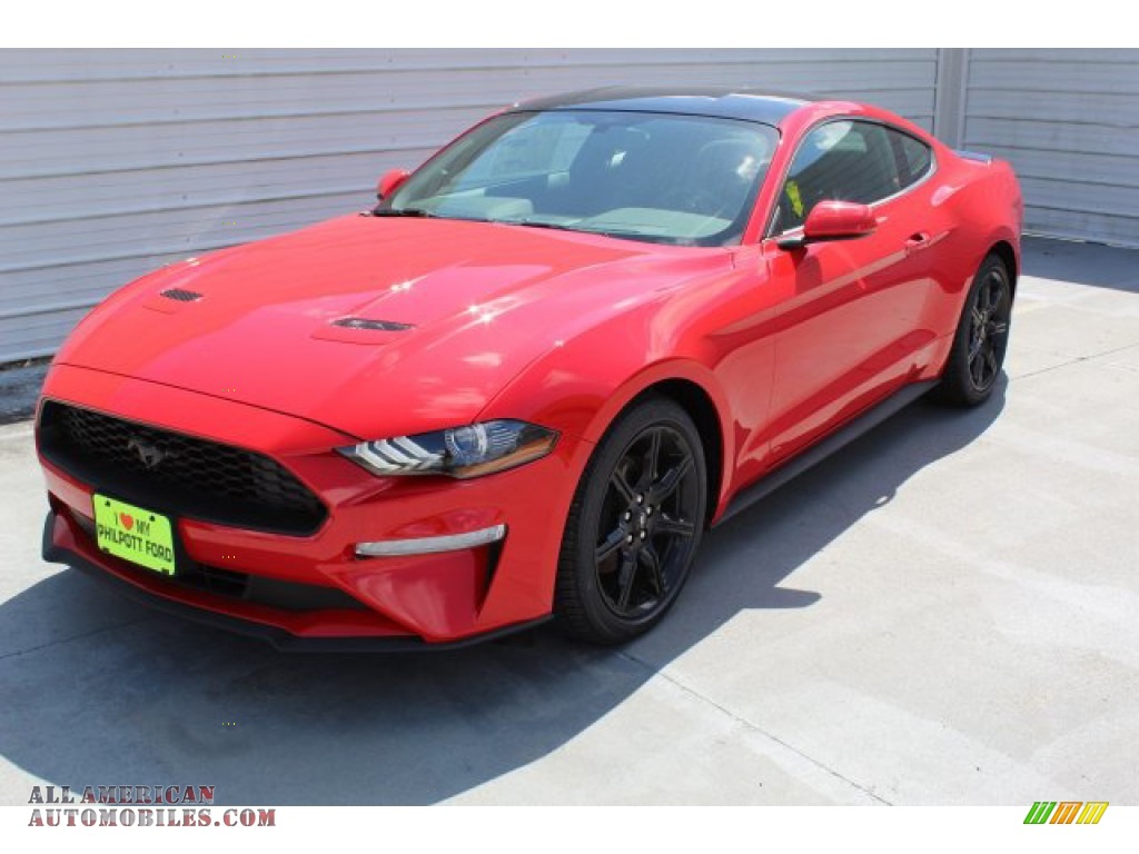 2019 Mustang EcoBoost Fastback - Race Red / Ebony photo #4