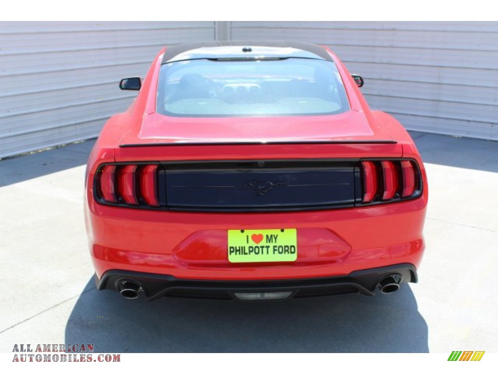 2019 Mustang EcoBoost Fastback - Race Red / Ebony photo #8