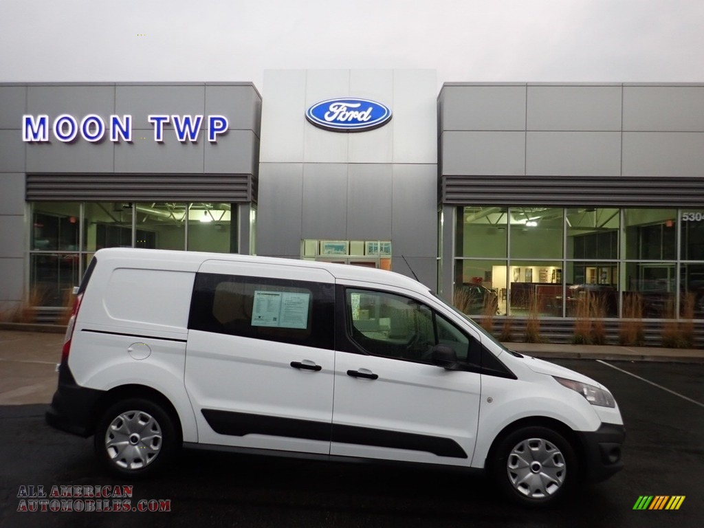 Frozen White / Charcoal Black Ford Transit Connect XL Cargo Van Extended