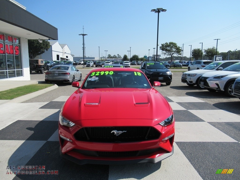 2018 Mustang GT Premium Fastback - Race Red / Ebony photo #2