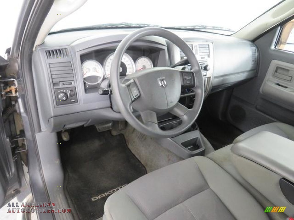 2006 Dakota SLT Quad Cab 4x4 - Mineral Gray Metallic / Medium Slate Gray photo #24