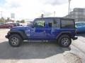Jeep Wrangler Unlimited Sport 4x4 Ocean Blue Metallic photo #2