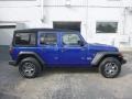 Jeep Wrangler Unlimited Sport 4x4 Ocean Blue Metallic photo #6