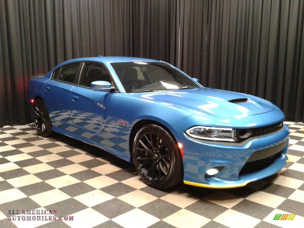 2019 Charger R/T Scat Pack - B5 Blue Pearl / Black photo #4