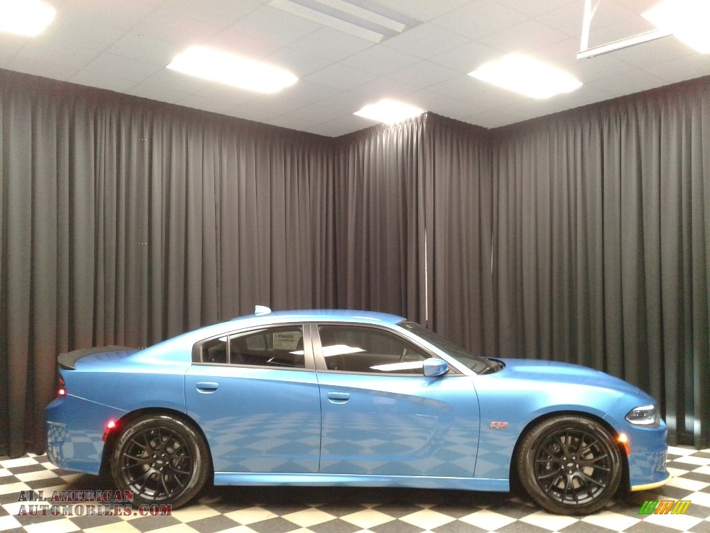 2019 Charger R/T Scat Pack - B5 Blue Pearl / Black photo #5