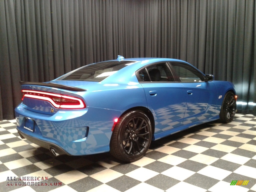2019 Charger R/T Scat Pack - B5 Blue Pearl / Black photo #6