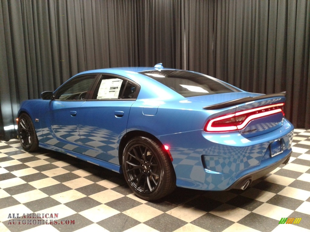 2019 Charger R/T Scat Pack - B5 Blue Pearl / Black photo #8
