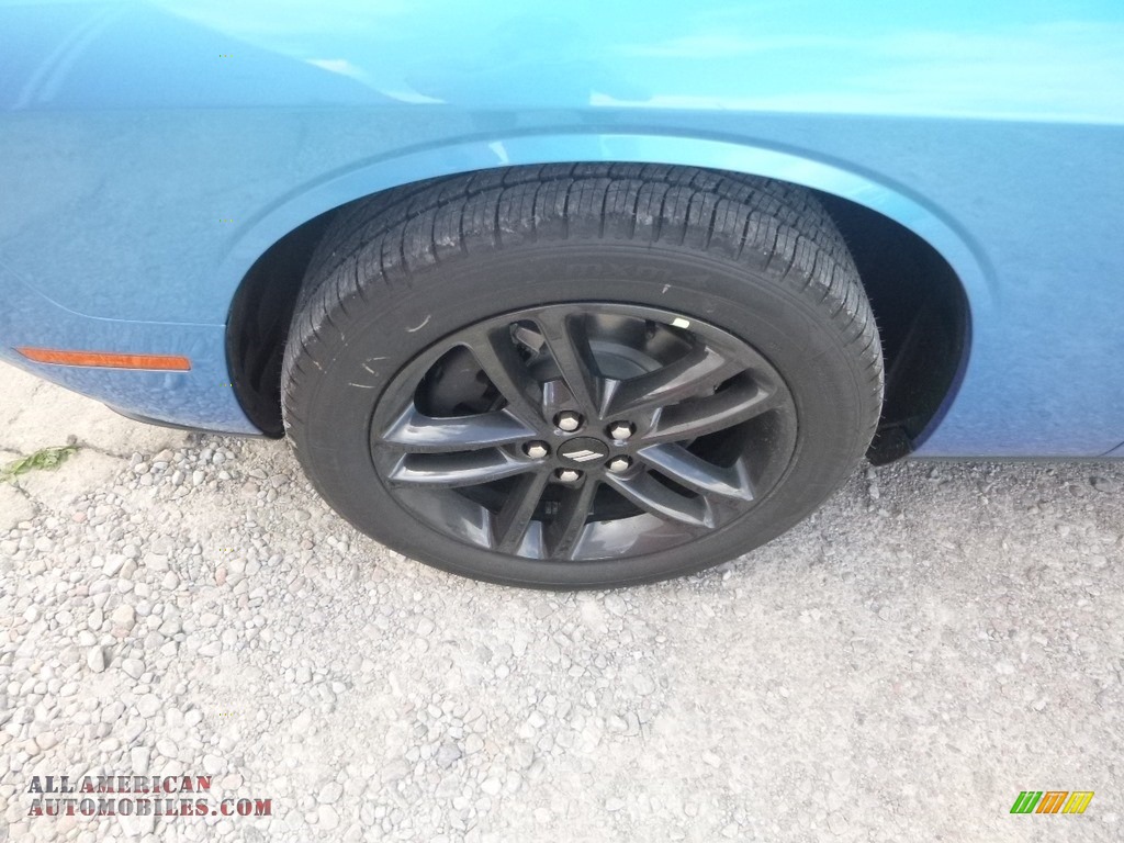 2019 Challenger SXT AWD - B5 Blue Pearl / Black photo #2