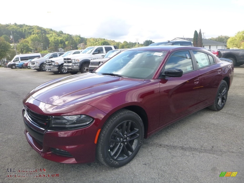 2019 Charger SXT AWD - Octane Red Pearl / Black photo #1