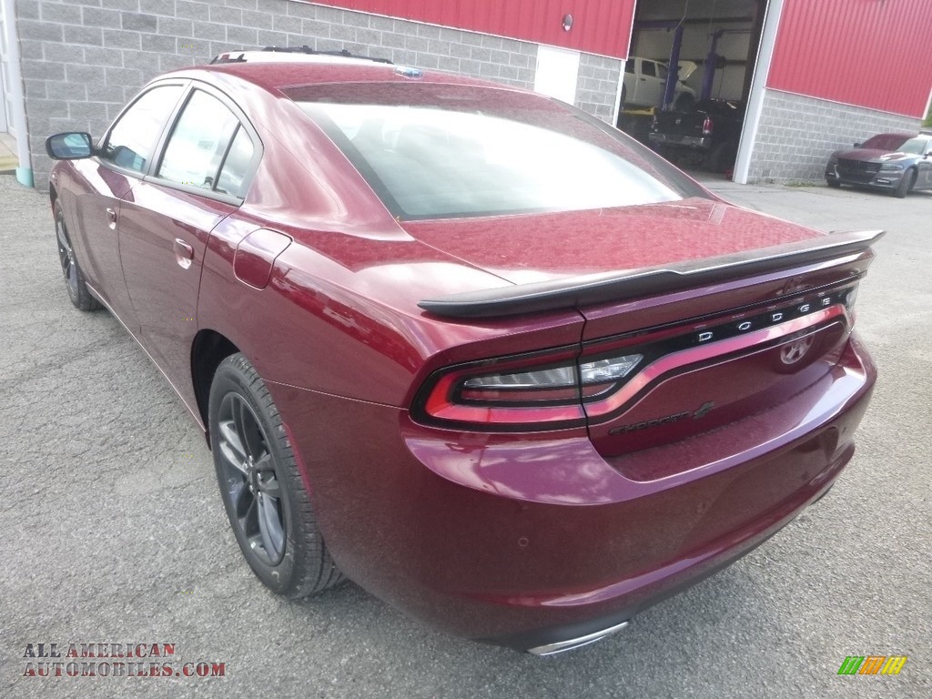 2019 Charger SXT AWD - Octane Red Pearl / Black photo #3