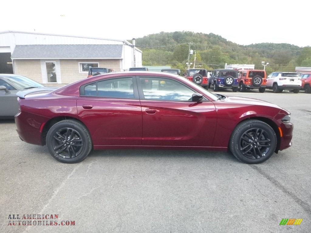 2019 Charger SXT AWD - Octane Red Pearl / Black photo #6