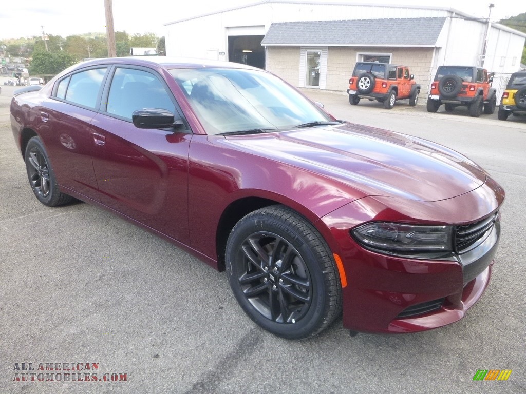 2019 Charger SXT AWD - Octane Red Pearl / Black photo #7