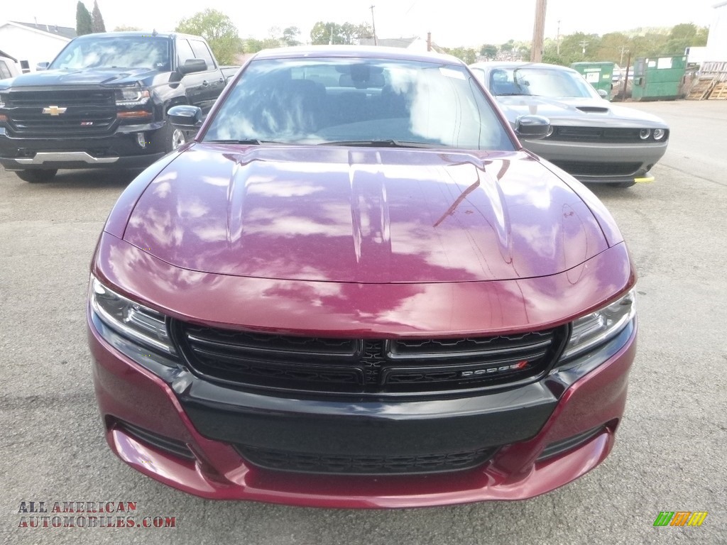 2019 Charger SXT AWD - Octane Red Pearl / Black photo #8