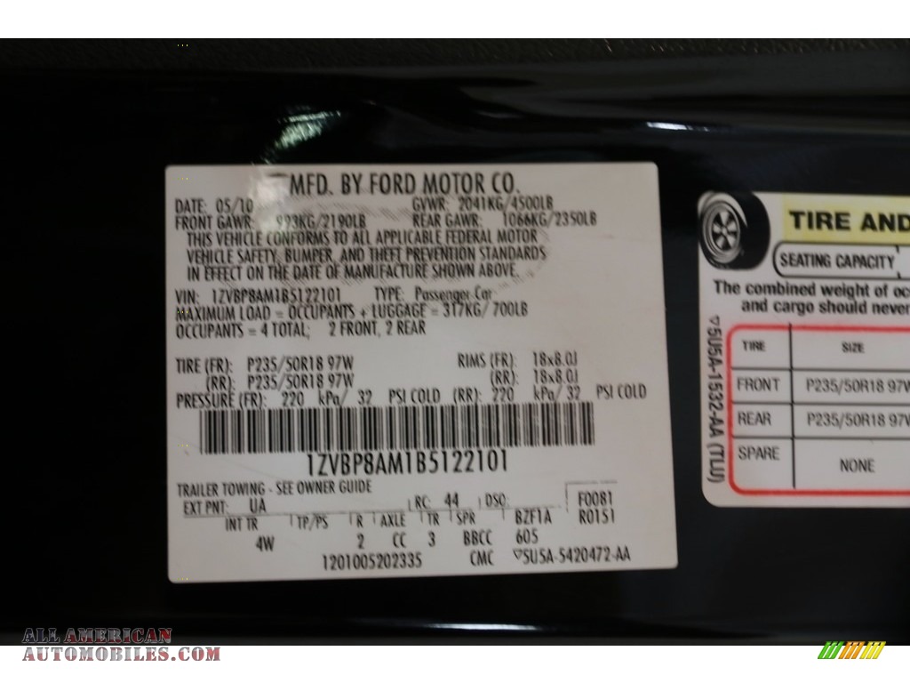 2011 Mustang V6 Premium Coupe - Ebony Black / Charcoal Black photo #19