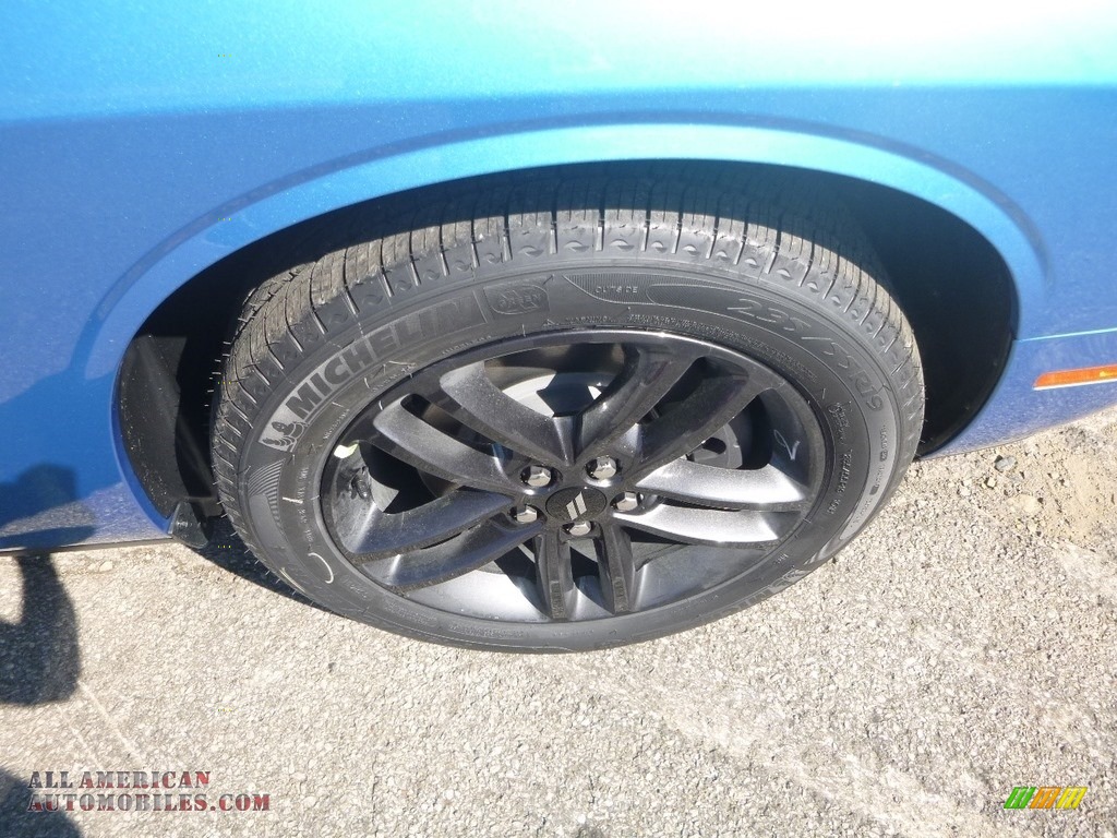 2019 Challenger SXT AWD - B5 Blue Pearl / Black photo #9