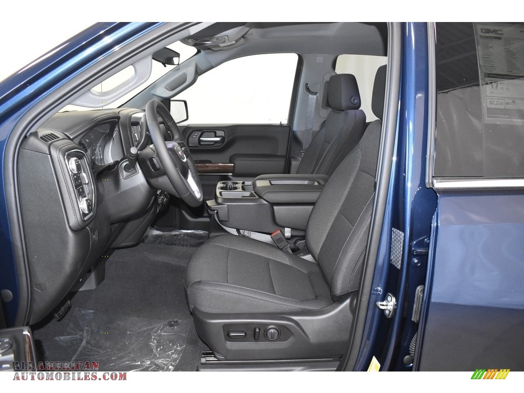 2019 Sierra 1500 SLE Double Cab 4WD - Pacific Blue Metallic / Jet Black photo #6