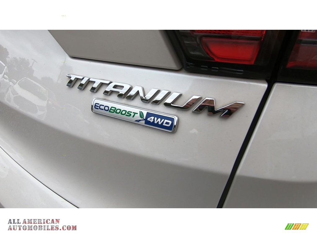 2017 Escape Titanium 4WD - White Platinum / Medium Light Stone photo #9