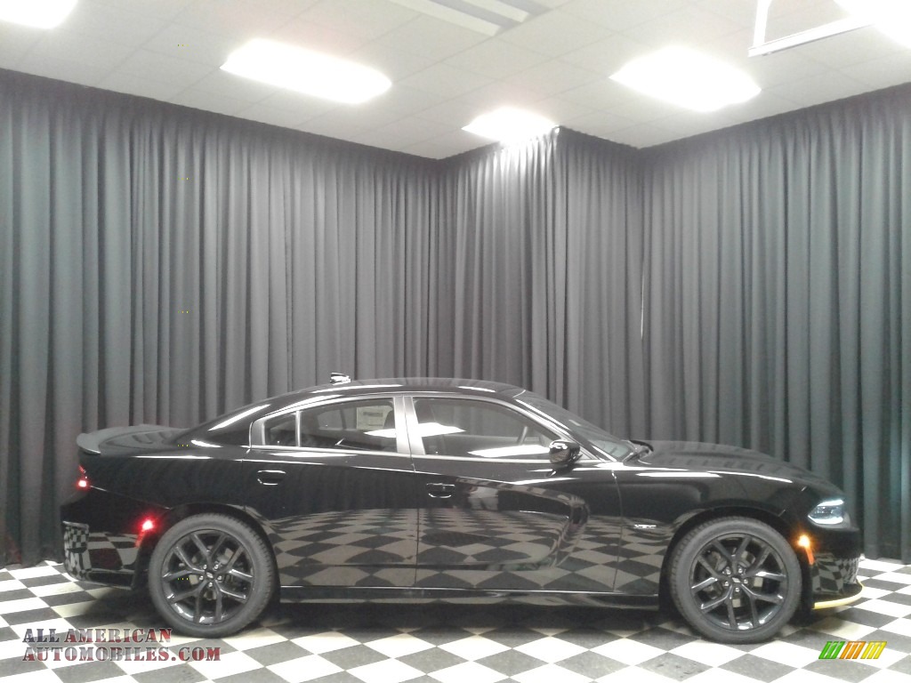 2019 Charger R/T - Pitch Black / Black photo #5
