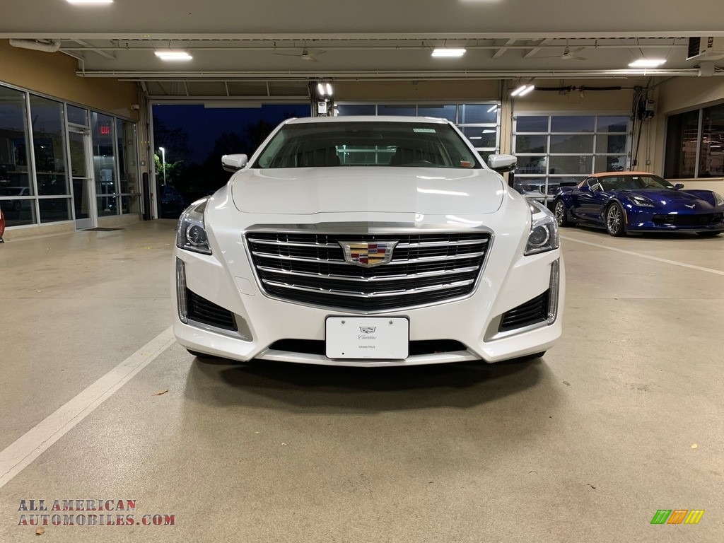 2017 CTS Luxury AWD - Crystal White Tricoat / Light Platinum w/Jet Black Accents photo #8
