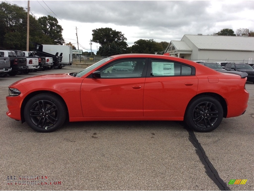 2019 Charger SXT AWD - Torred / Black photo #6