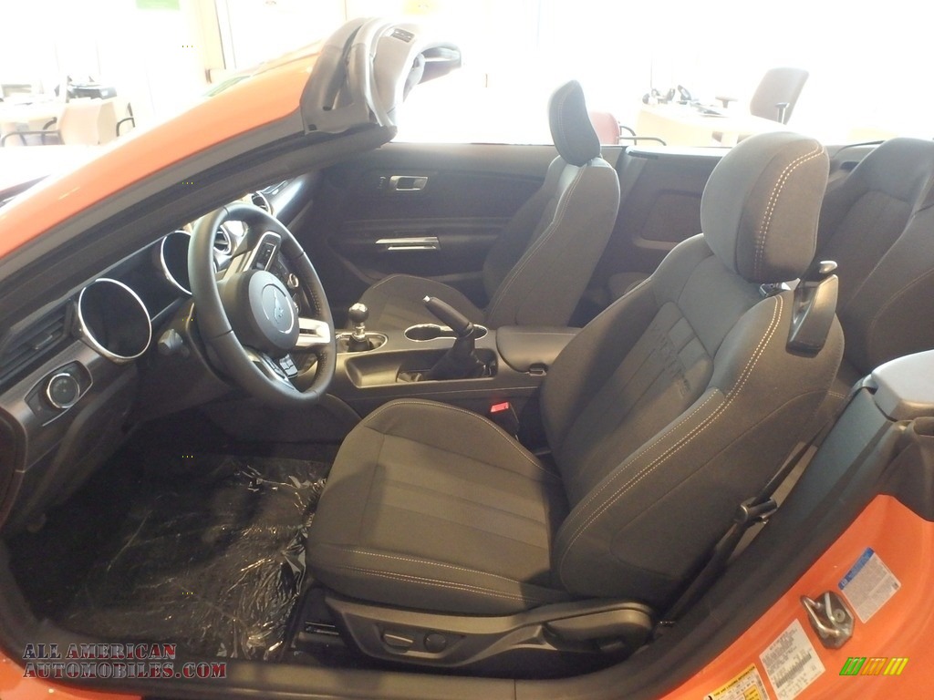 2020 Mustang EcoBoost High Performance Package Convertible - Twister Orange / Ebony photo #11