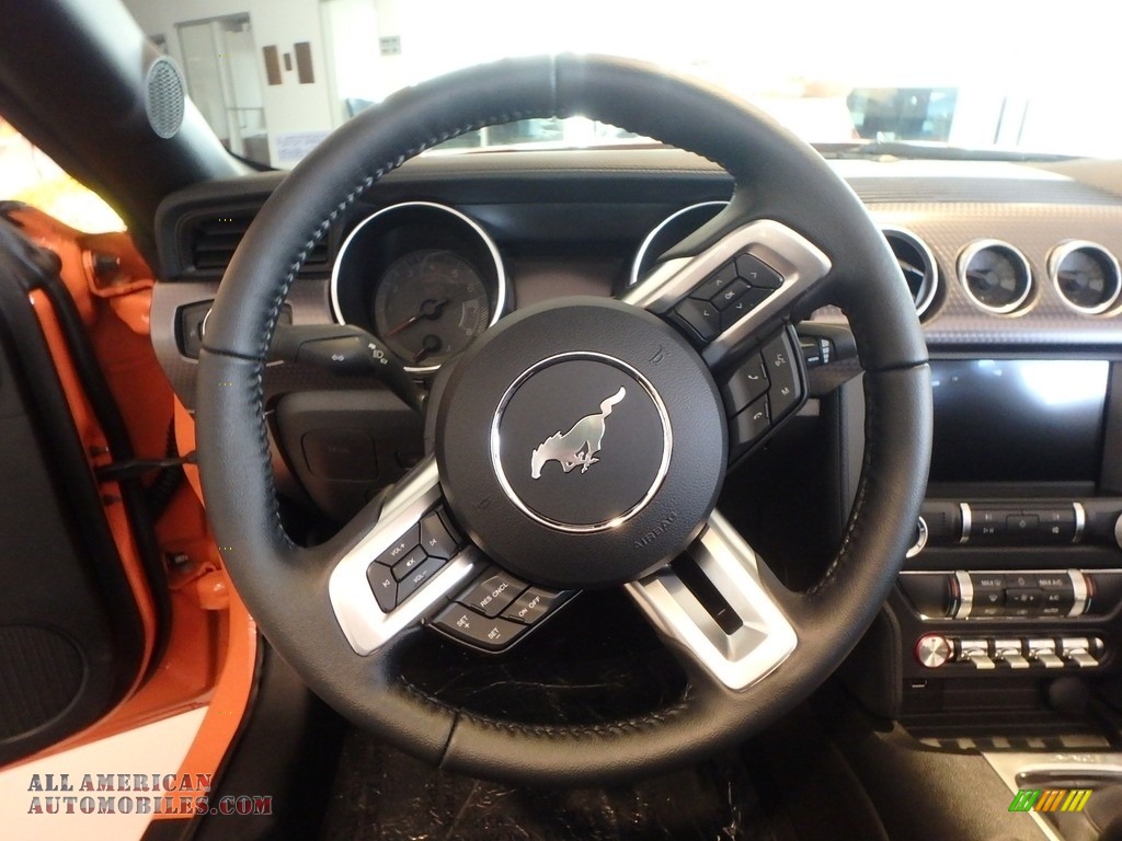 2020 Mustang EcoBoost High Performance Package Convertible - Twister Orange / Ebony photo #15