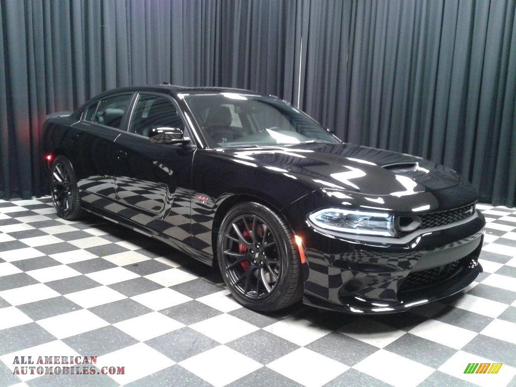 2019 Charger R/T Scat Pack - Pitch Black / Black photo #4