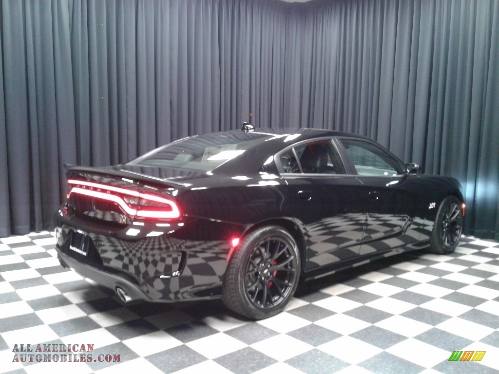 2019 Charger R/T Scat Pack - Pitch Black / Black photo #6