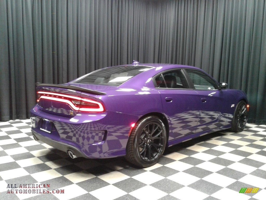 2019 Charger R/T Scat Pack - Plum Crazy Pearl / Black photo #6